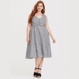 Torrid Gingham Retro Dress